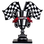 Obrázek z Dekorace Champion – Formule 1, dřevěný stojánek 20 cm 