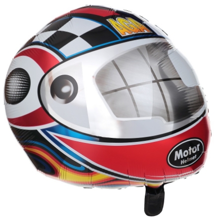 Obrázek Foliový balonek Helma – Formule 1, 45 cm