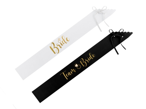 Levně Sada šerp Team Bride a Bride – 6 ks