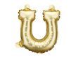 Picture of Foil Horseshoe Balloons - Gold, Set of 3 pcs, 18 x 19 cm