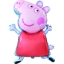Obrázek Foliový balonek Prasátko Peppa - 95 x 57 cm