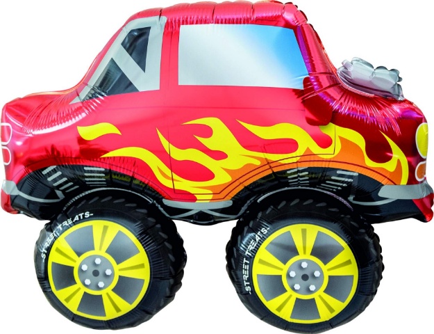 Obrázek Foliový balonek Monster Truck - 76 x 72 cm