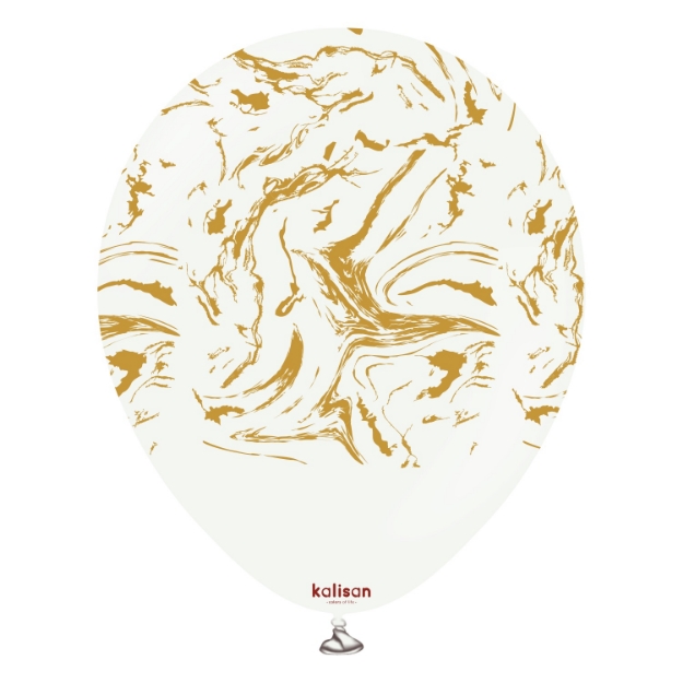 Obrázok z Balóniky s potlačou Space Nebula Standard White 30 cm - 25 ks