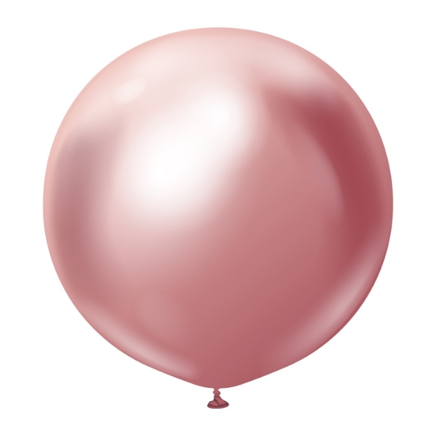 Obrázok z Balónik chrómový ružový, Mirror Pink 60 cm/24"
