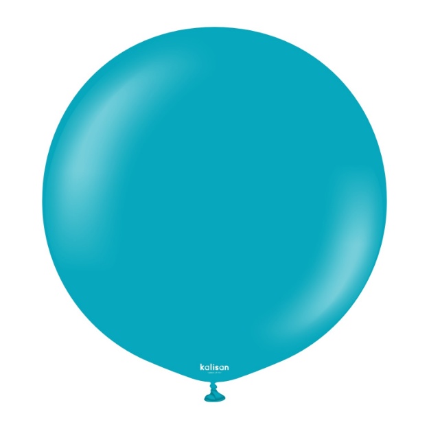 Obrázok z Balónik tyrkysový, Standard Turquoise – 90 cm/36"