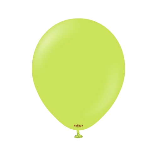 Levně Balonky světle zelené, Standard Lime Green 13 cm/5", 100 ks