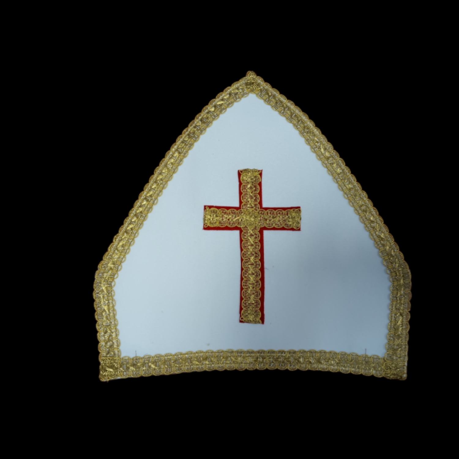 Mikulášská čepice bílá - Divadelní kvalita