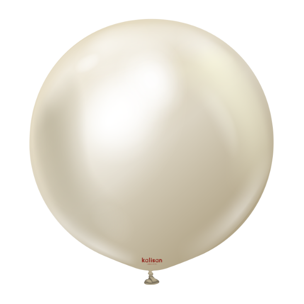 Obrázek Balonek chromový bílé zlato, Mirror White Gold 60 cm/24"