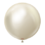 Obrázok z Balónik chrómový biele zlato, Mirror White Gold 60 cm/24"