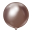 Obrázek Balonek chromový hnědý, Mirror Chocolate 60 cm/24"