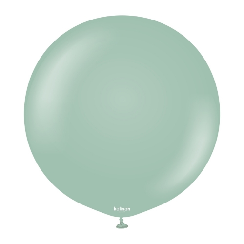 Balónik ľadovo zelený, Retro Winter Green – 90 cm/36"