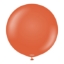 Obrázok z Balónik hrdzavo oranžový, Retro Rust Orange – 90 cm/36"