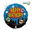 Obrázok z Fóliový balón Superhrdina Happy Birthday okrúhly – 45 cm