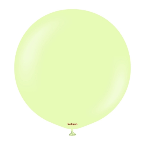 Levně Balonek zelený, Macaron Pistachio – 90 cm/36"