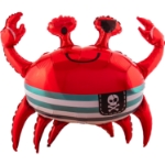 Obrázek Fóliový balonek pirátský krab – 93 x 75 cm
