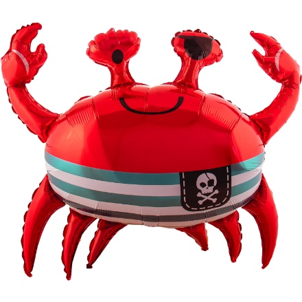 Obrázek Fóliový balonek pirátský krab – 93 x 75 cm