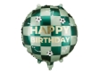 Obrázok z Fóliový balónik Happy Birthday futbal - 45 cm