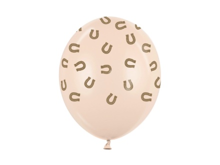 Obrázek Balonky s potiskem podkova - 30 cm, 6 ks