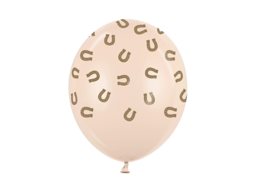 Levně Balonky s potiskem podkova - 30 cm, 6 ks
