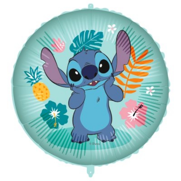 Obrázek Foliový balonek Stitch Hawaii, 45 cm - Procos