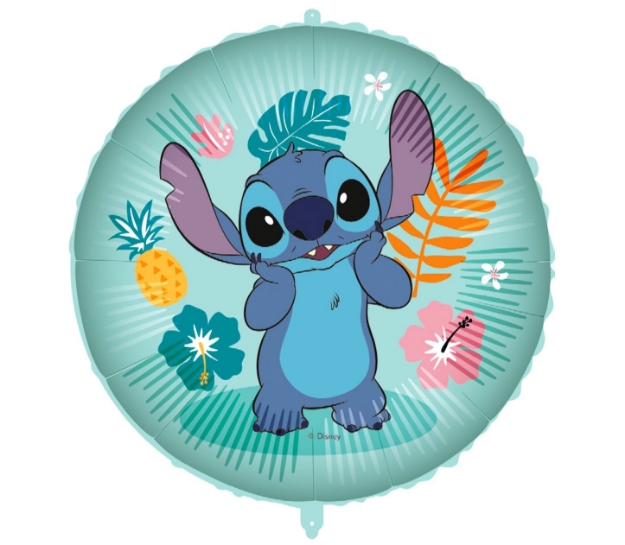 Obrázok z Fóliový balónik Stitch Havaj, 45 cm - Procos