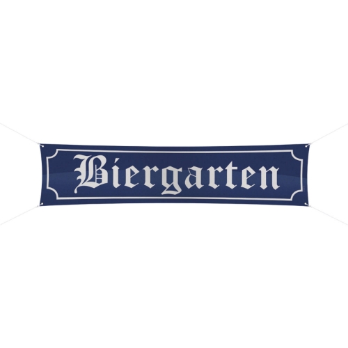 Levně Banner Biergarten na Oktoberfest – 180 × 40 cm