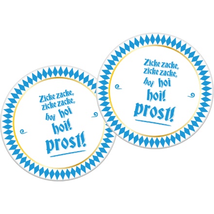 Obrázek Papírové pivní podtácky Oktoberfest – 6 ks