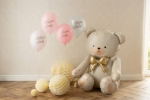 Obrázok z Balóniky Welcome Baby – ružový mix, 6 ks, 30 cm