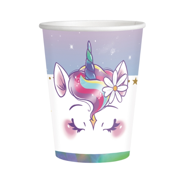 Obrázek Kelímky Jednorožec Unicorn Dreams – 250 ml, 8 ks