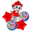 Picture of Paw Patrol Marshall Foil Balloon Set, 5 pcs