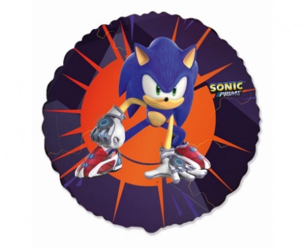 Obrázek Fóliový balonek Ježek Sonic Prime FX – 45 cm