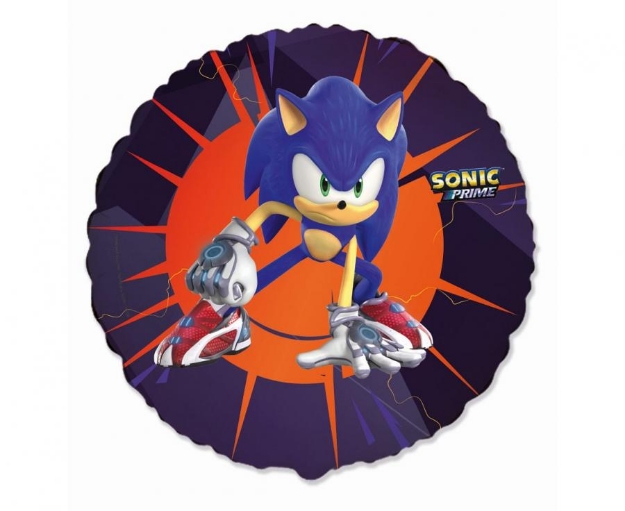 Obrázok z Fóliový balónik Ježko Sonic Prime FX – 45 cm