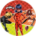 Obrázok z Papierové tanieriky Miraculous Beruška a priatelia – 23 cm, 8 ks