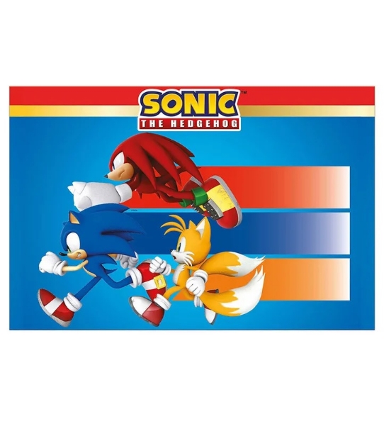 Obrázok z Plastový obrus Sonic the Hedgehog – 120 × 180 cm
