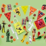 Obrázok z Papierové taštičky Miraculous Beruška a Kocúr Noir – 12,7 × 21,5 cm, 8 ks