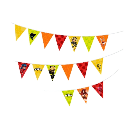 Picture of Miraculous Paper Pennant Banner – 2 m