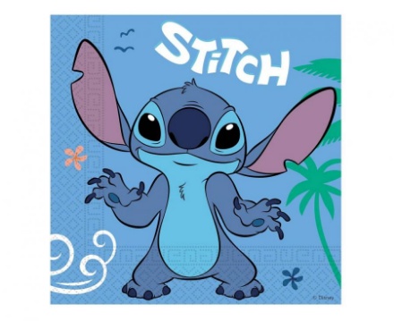 Picture of Stitch & Angel Napkins – 33 x 33 cm, 20 pcs