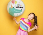 Obrázek Fóliový balonek Malý krokodýl Happy Birthday – 45 cm