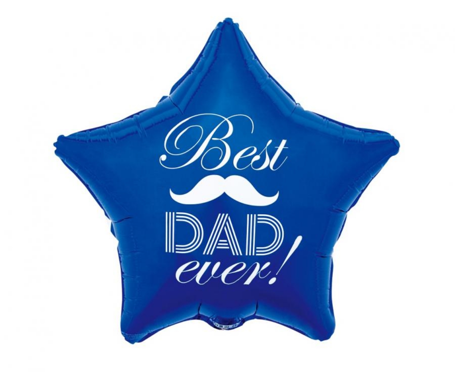 Fóliový balonek Best Dad Ever – hvězda 48 cm