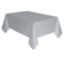 Obrázok z Plastový party obrus strieborný – 137 x 274 cm