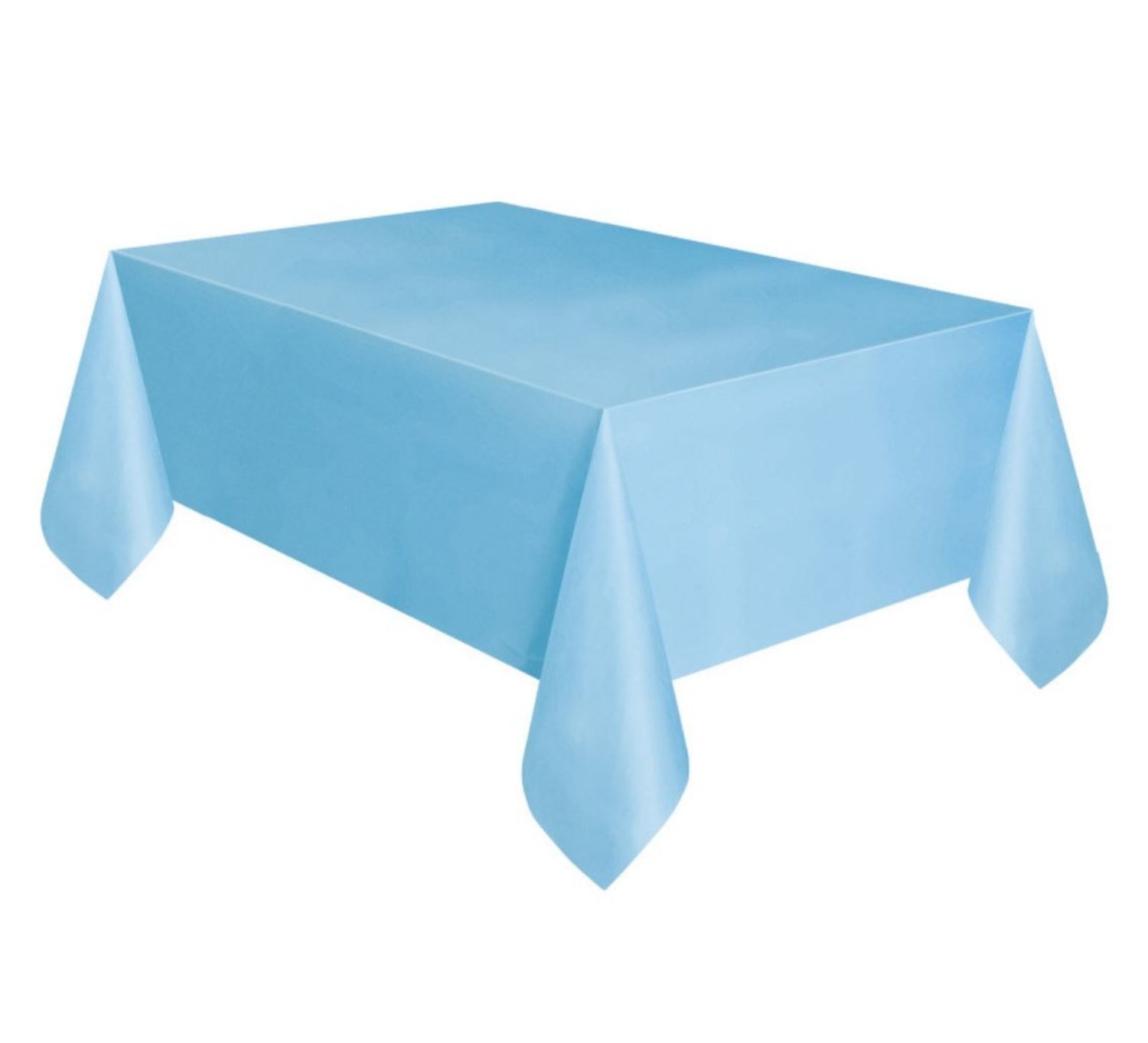 Plastový party ubrus světle modrý – 137 x 274 cm