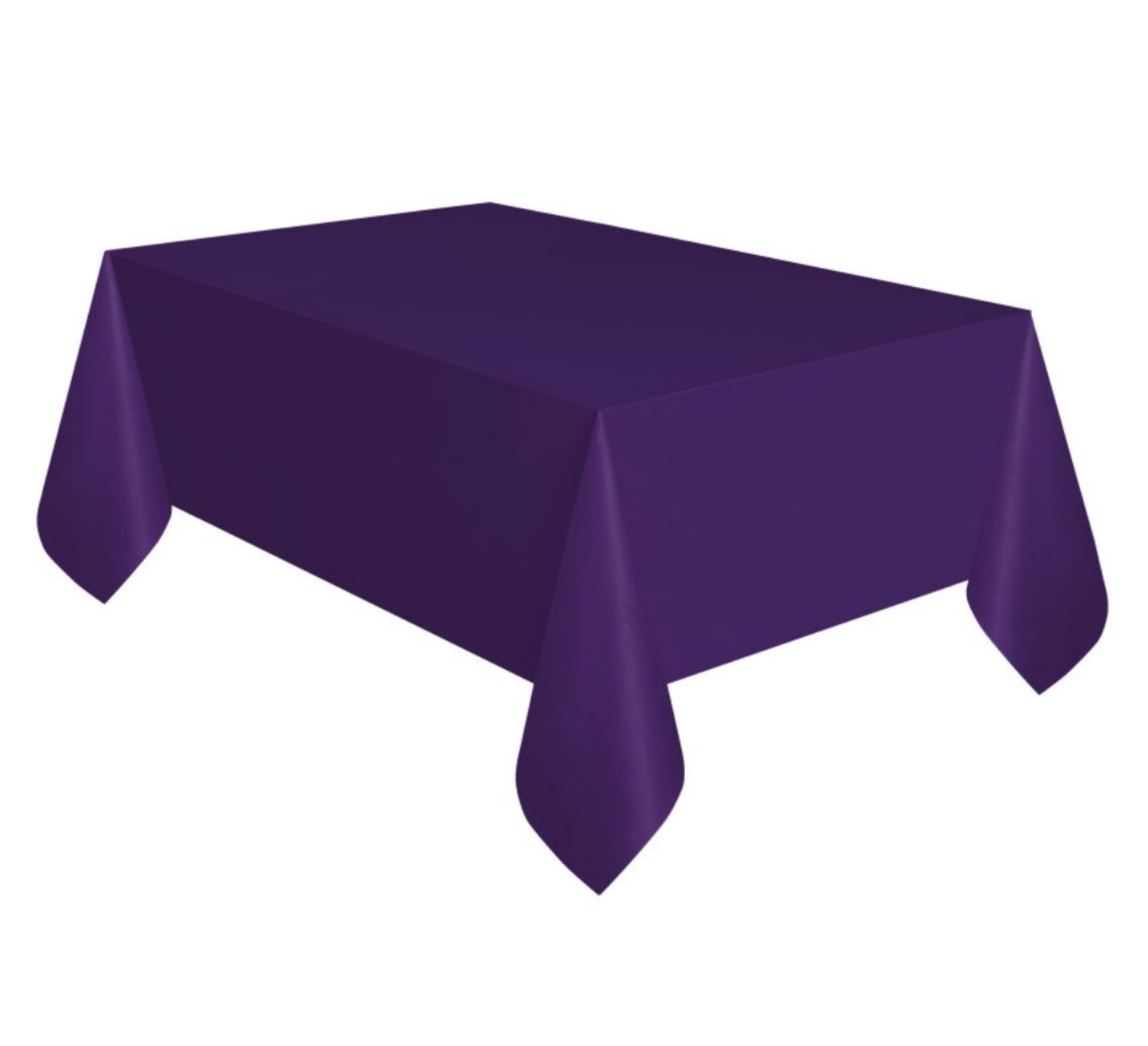 Plastový party ubrus tmavě fialový – 137 x 274 cm