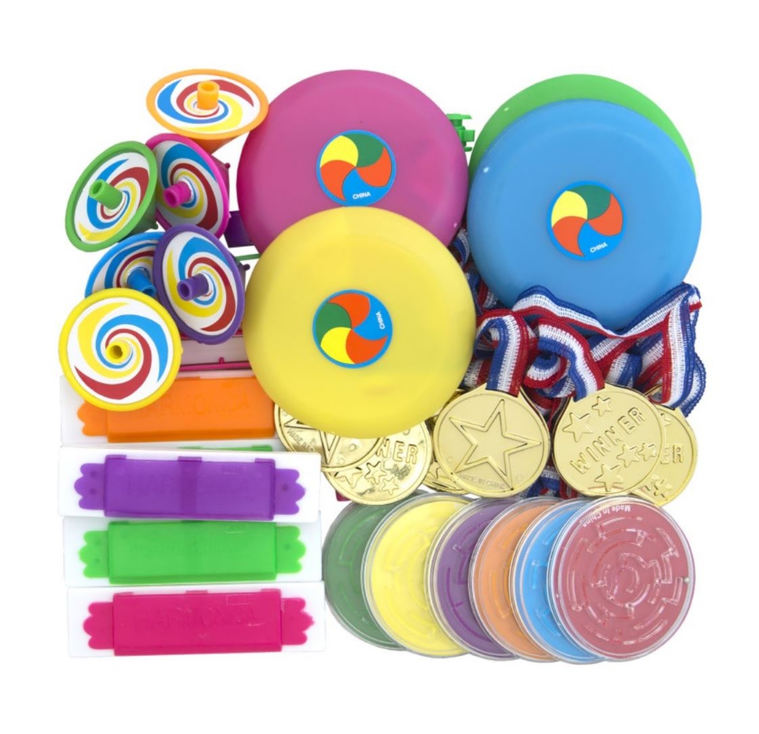 Mix drobných hraček do piñaty – 36 ks