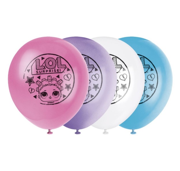 Obrázok z Balóniky LOL Surprise – 30 cm, mix farieb, 8 ks