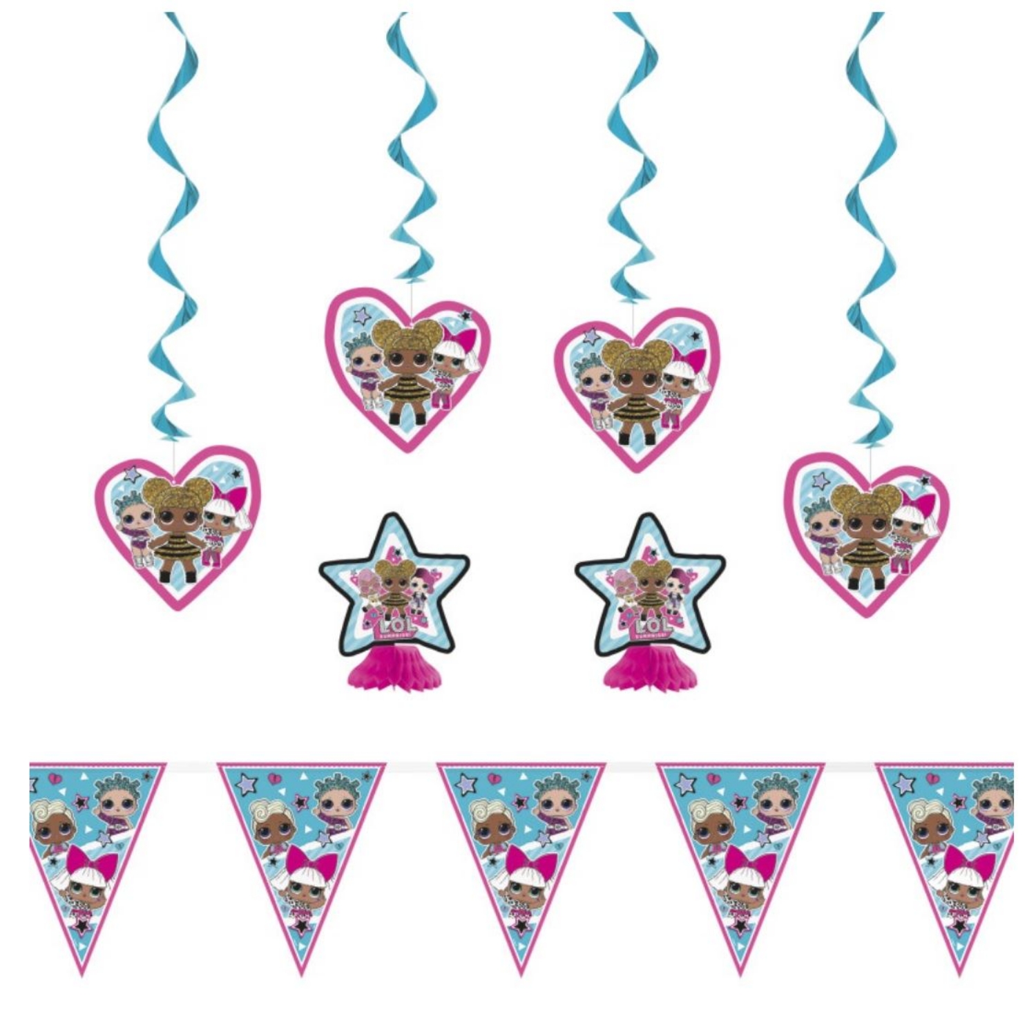Dekorační sada LOL Surprise – 7 ks