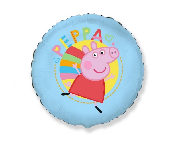 Obrázek Fóliový balonek Peppa Pig modrý – 46 cm