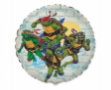 Obrázok z Fóliový balónik Ninja korytnačky – 45 cm