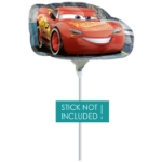 Obrázek Mini balónek na tyčku - Cars 25 x 15 cm