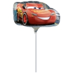 Obrázek Mini balónek na tyčku - Cars 25 x 15 cm