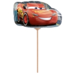 Obrázek Mini balónek na tyčku - Cars 25 x 15 cm